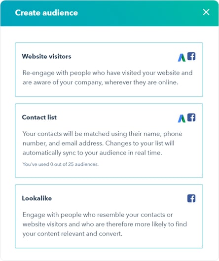 Google Ads Audiences in HubSpot 2